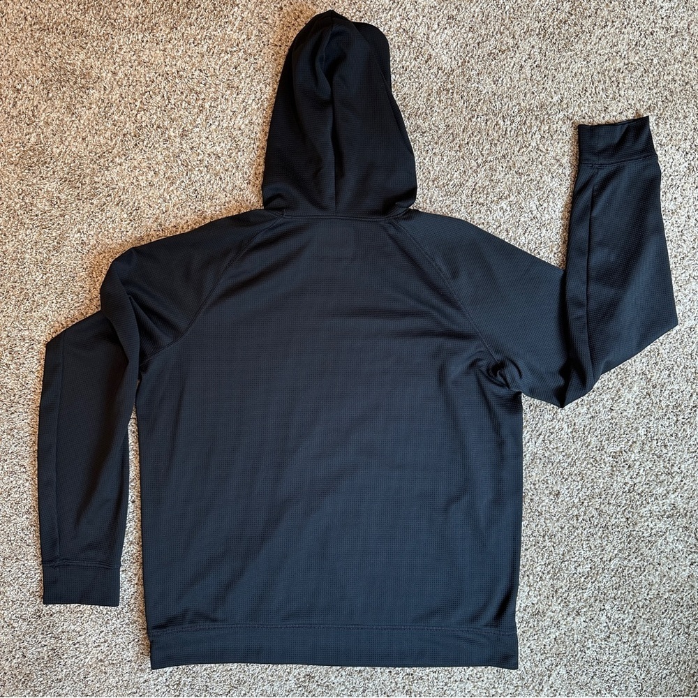 American Eagle Outfitters Black Hoodie XL Flex Branded Logo - Picture 4 of 10